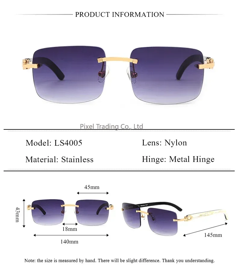 Sunglasses Uv400 - Солнцезащитные очки Carter BLACK WHITE из
