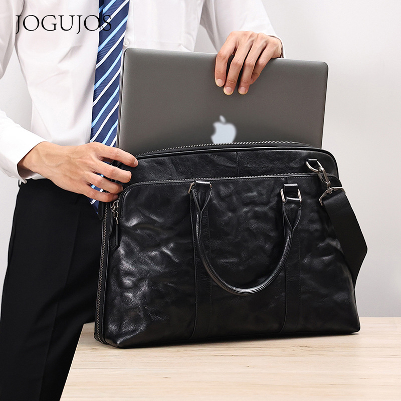 Leather Briefcase - Новинка 2025 года, мужские сумки из