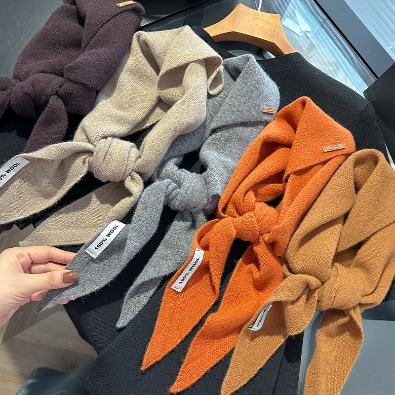Cashmere Scarf - Вязаный шарф женский, 100% шерсть, зимние