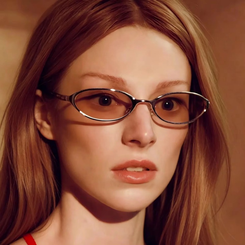 Designer Sunglasses - Солнцезащитные очки в ретро-стиле с овальной