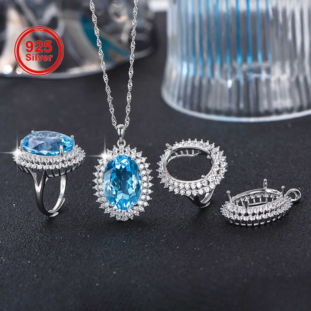 Luxury Gift Set - 13x18 мм кольцо из стерлингового серебра