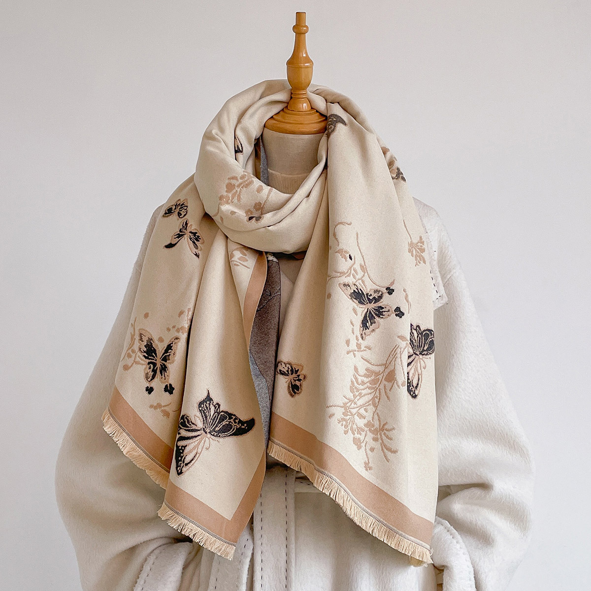 Женский шарф из искусственного – обзор и цена Cashmere Scarf
