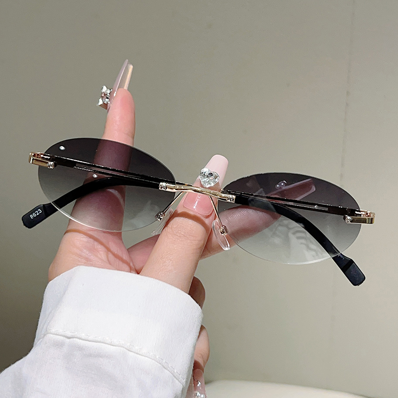 Безободковые овальные солнцеза – обзор и цена Sunglasses Uv400