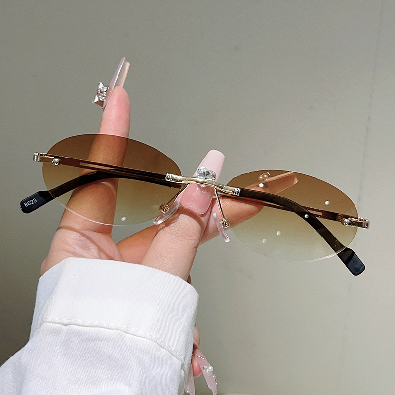 Безободковые овальные солнцеза – обзор и цена Sunglasses Uv400