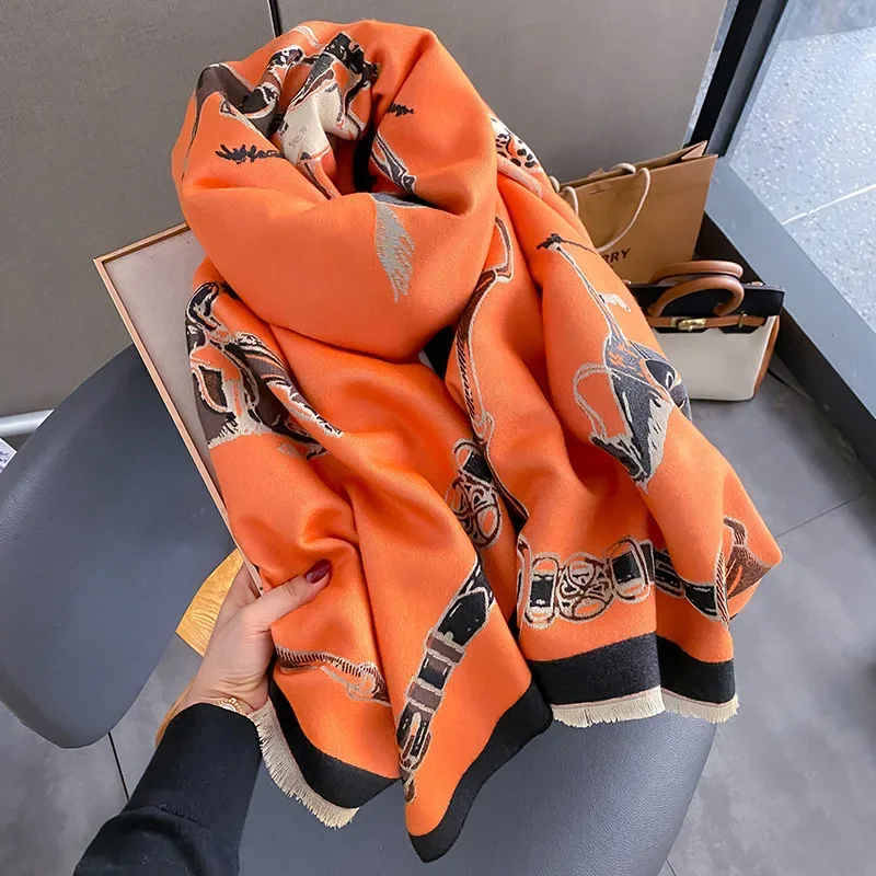 2024, роскошная теплая шаль из – обзор и цена Cashmere Scarf